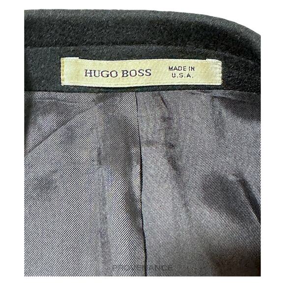 🔴 Boss x Loro Piana Jacket Overcoat - Black Cashmere 36 46 - Picture 10 of 11